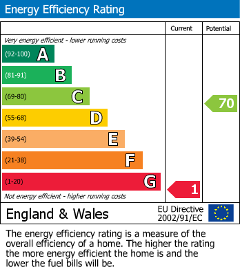 Energy Performance Certificate for New Mills, Newtown, Powys