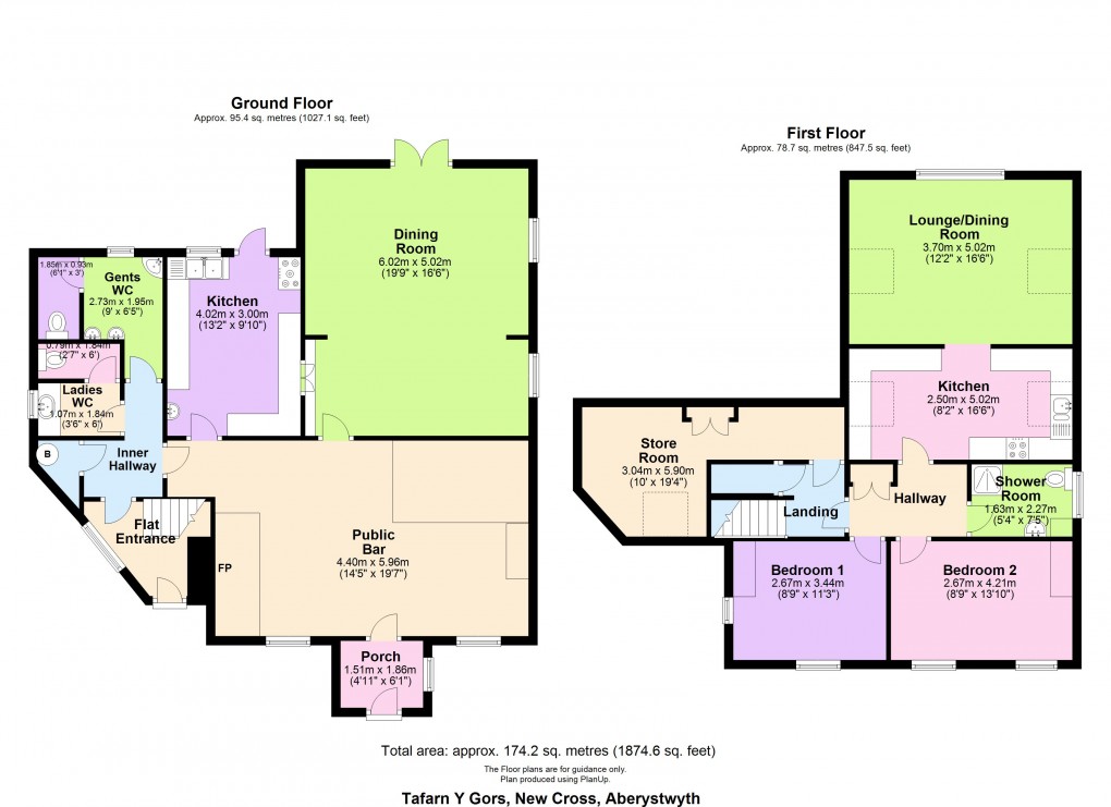 Floorplan for New Cross, Aberystwyth