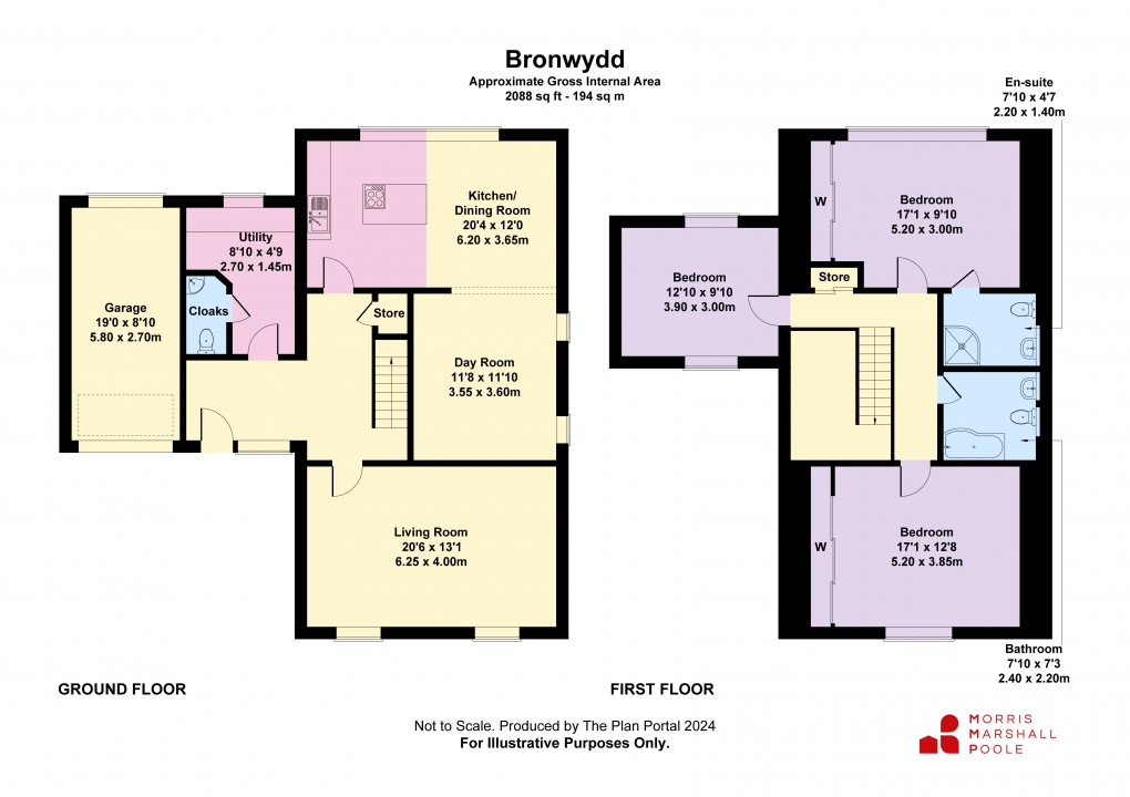 Floorplan for Bow St, Aberystwyth, Wales