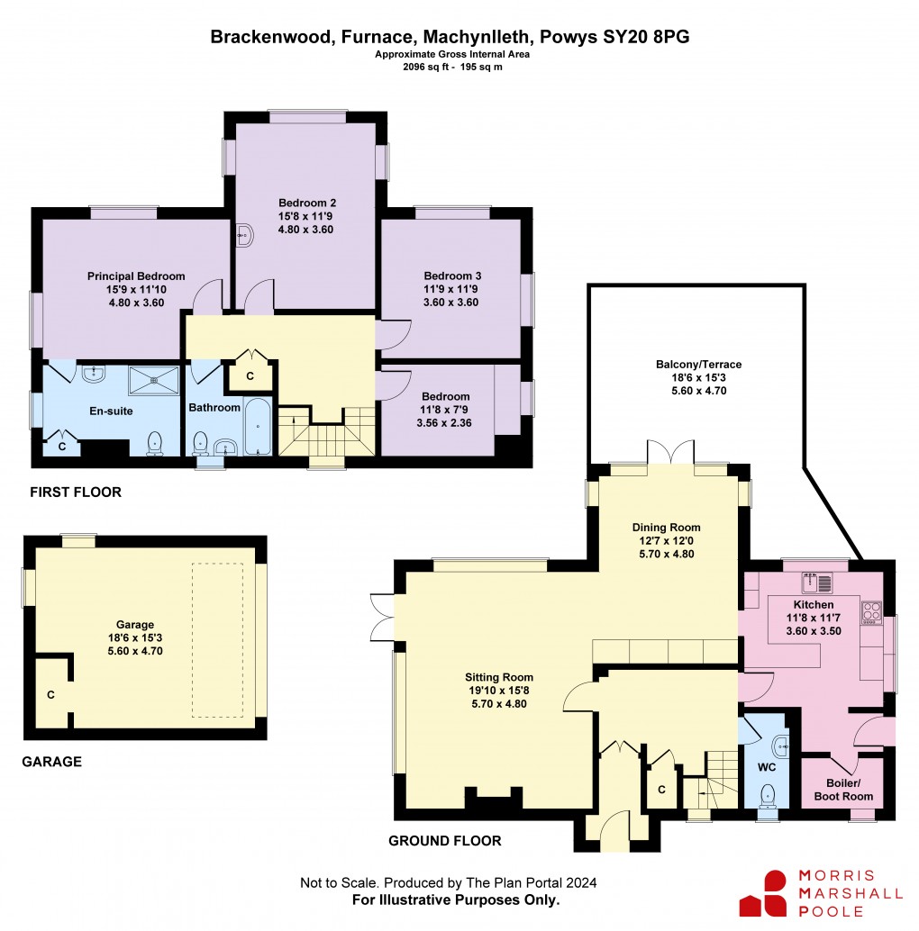 Floorplan for Furnace, Machynlleth, Powys