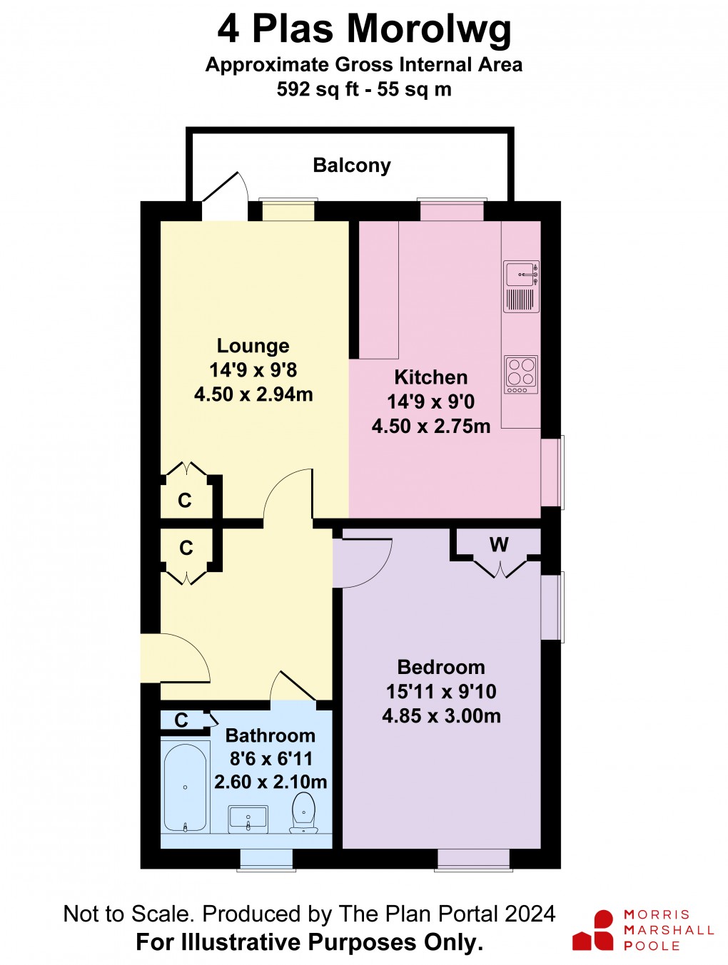 Floorplan for Pen-yr-Angor, Aberystwyth, Ceredigion