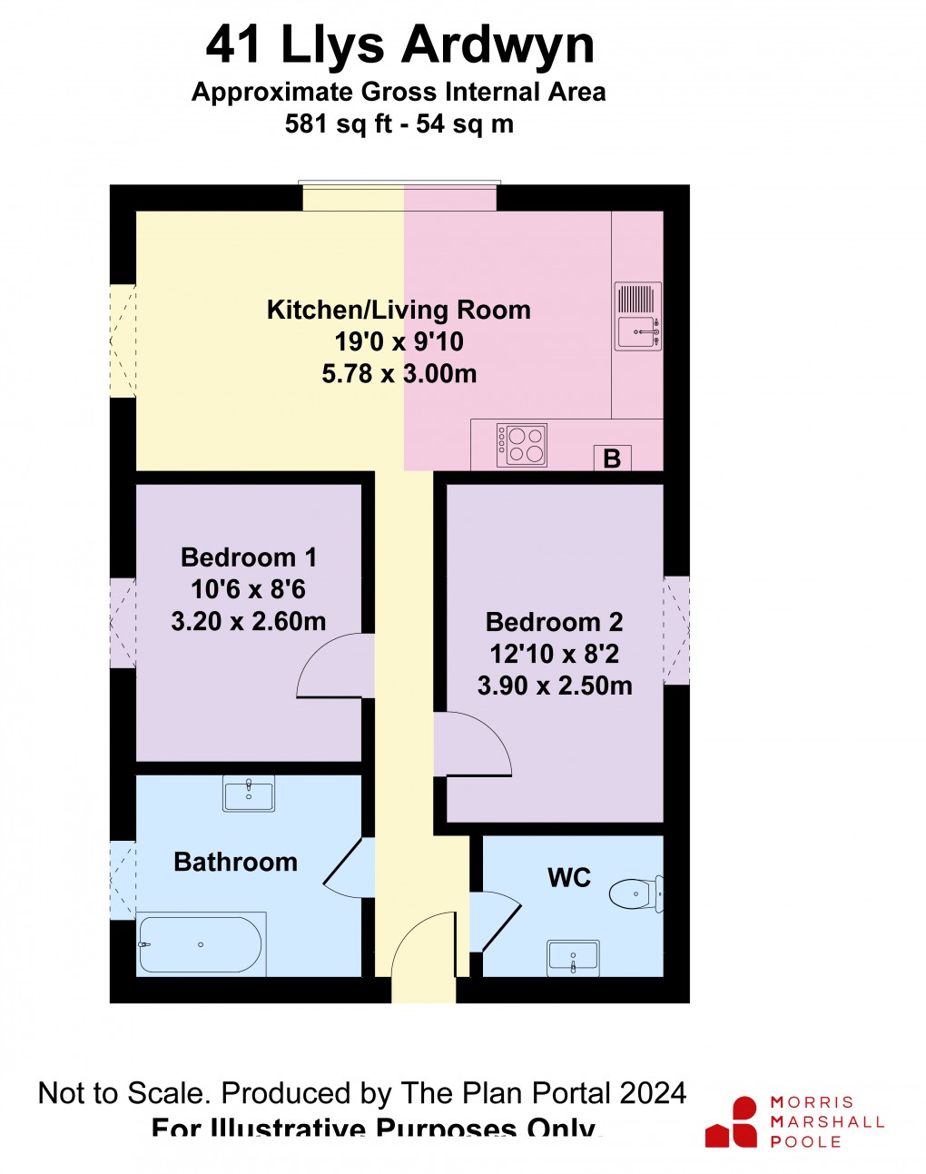 Floorplan for Bryn Ardwyn, Aberystwyth, Ceredigion