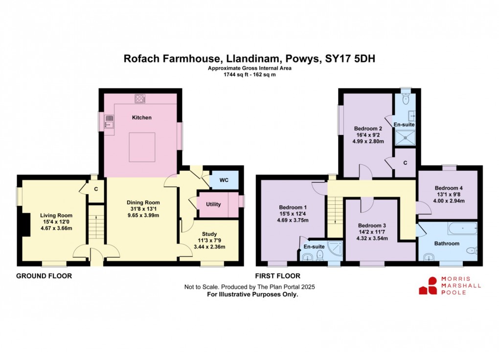 Floorplan for Llandinam, Powys