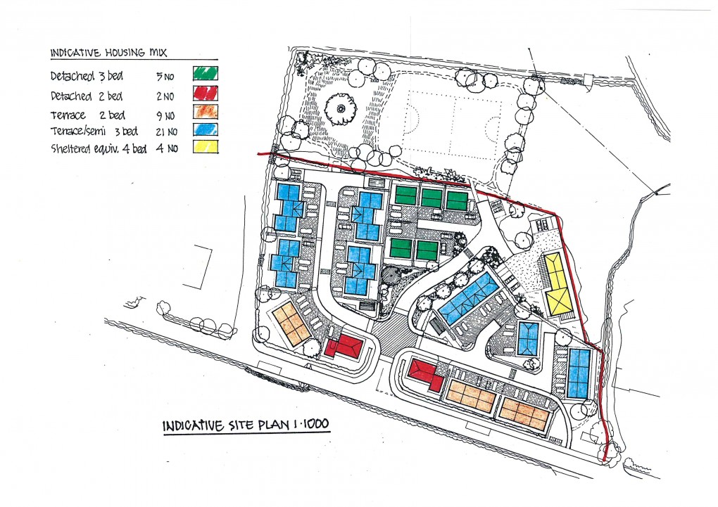 Floorplan for Penyborfa, Carno Road, Caersws, Powys