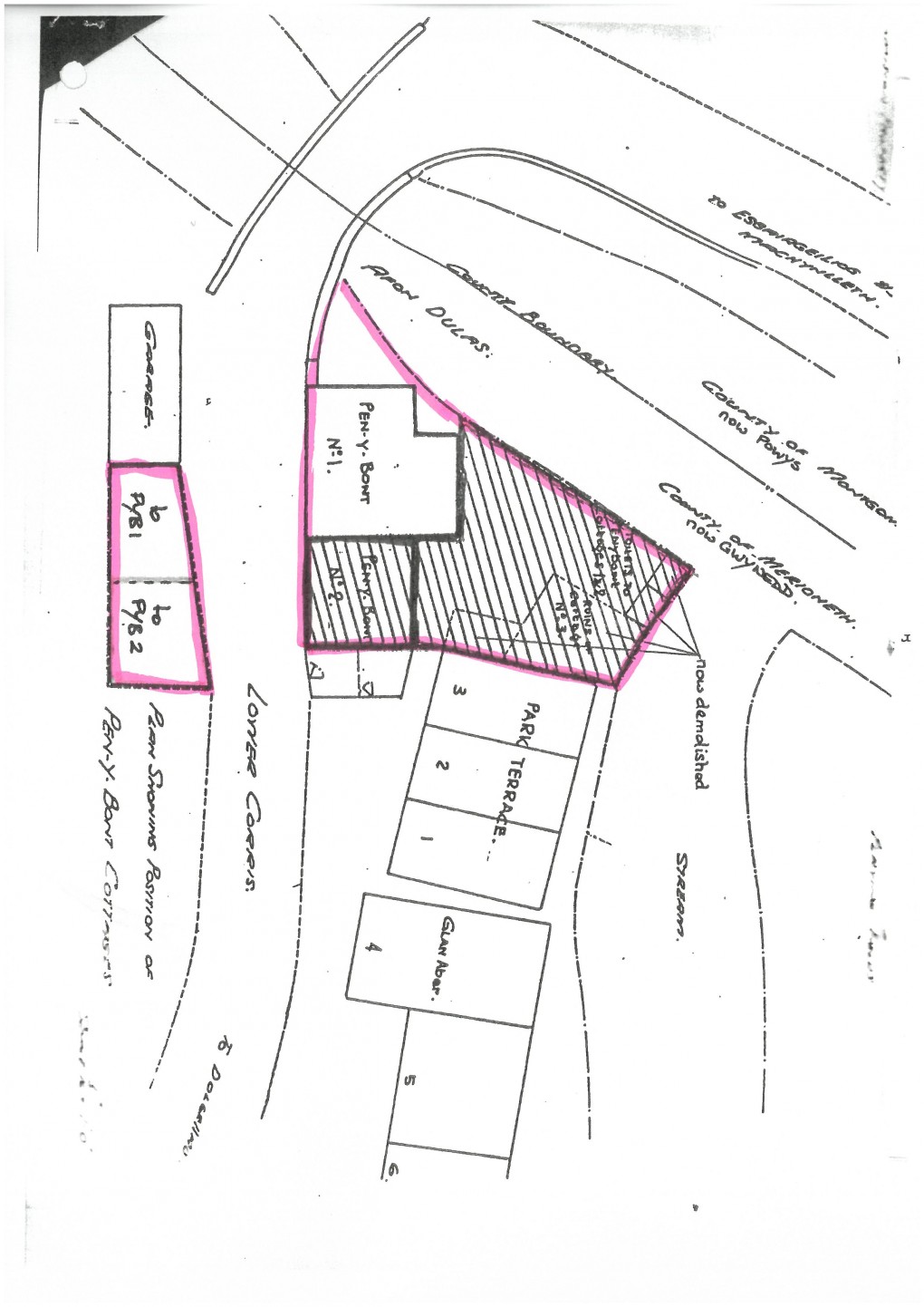 Floorplan for Penybont, Minffordd Street, Corris, Gwynedd