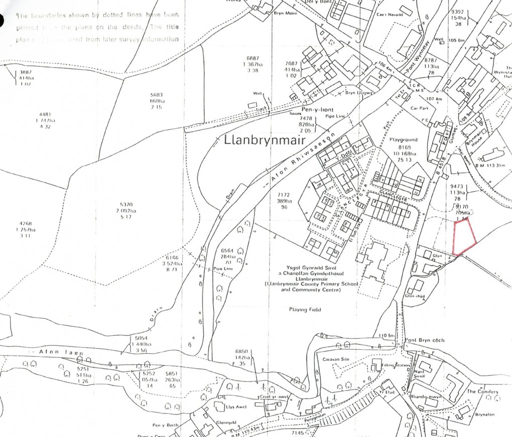 Floorplan for Maes Y Dderwen, Llanbrynmair, Powys