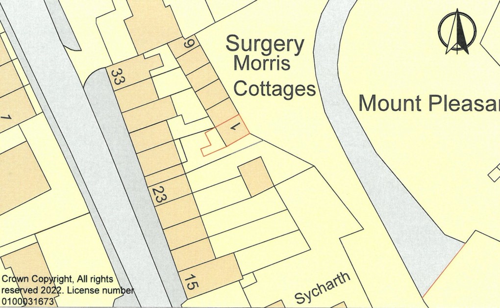 Floorplan for Morris Cottages, Heol Y Doll, Machynlleth, Powys