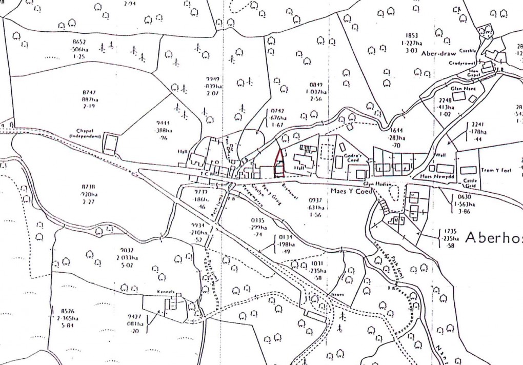 Floorplan for Aberhosan, Machynlleth, Powys