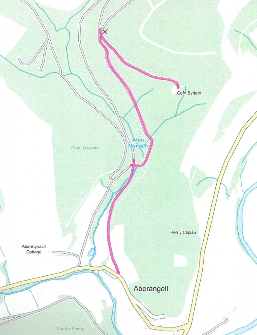 Floorplan for Aberangell, Machynlleth, Powys