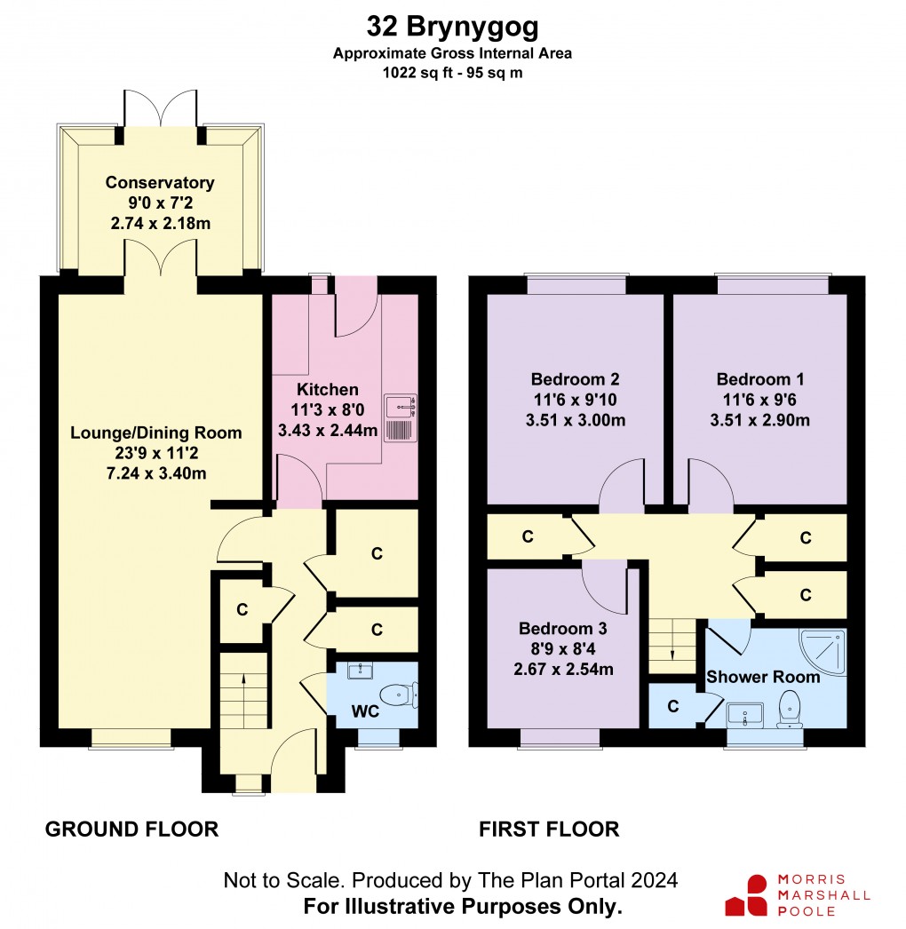 Floorplan for Bryn Y Gog, Machynlleth, Powys