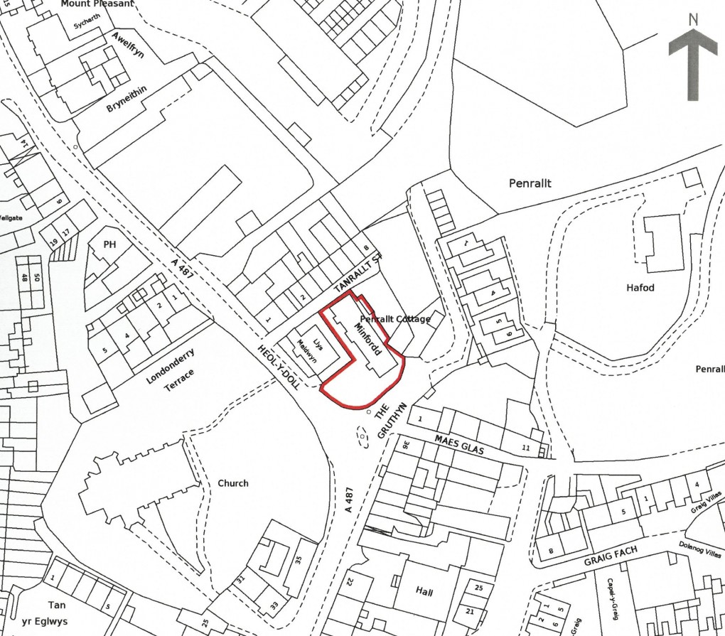 Floorplan for Penrallt Street, Machynlleth, Powys