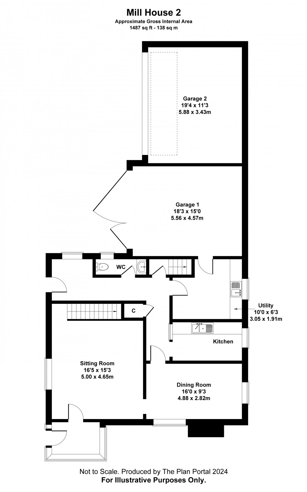 Floorplan for Glandyfi, Machynlleth, Ceredigion