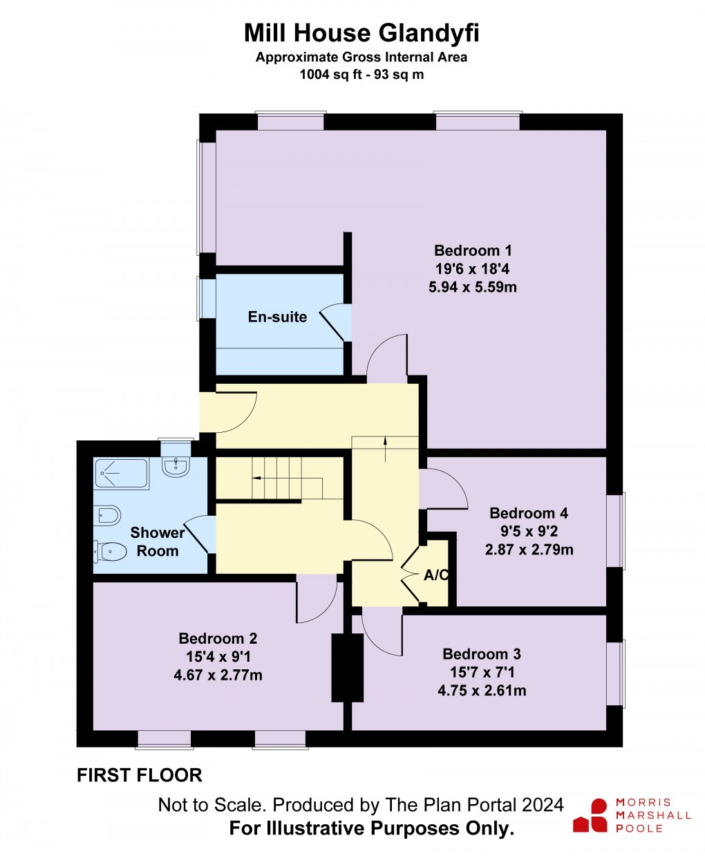 Floorplan for Glandyfi, Machynlleth, Ceredigion