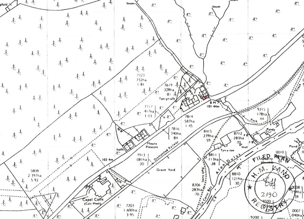 Floorplan for Tanrallt, Corris, Machynlleth, Gwynedd