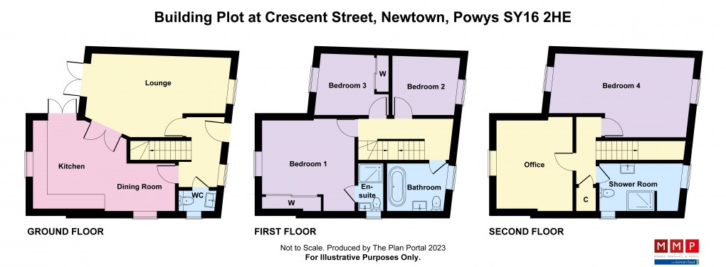 Floorplan for Crescent Street, Newtown, Powys