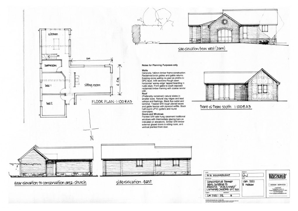 Floorplan for Llanwnog, Caersws, Powys