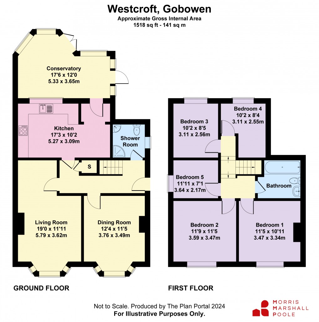 Floorplan for By Pass Road, Gobowen, Oswestry, Shropshire
