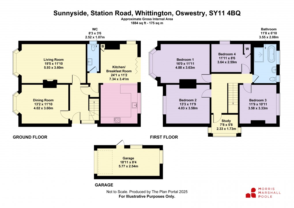 Floorplan for Station Road, Whittington, Oswestry, Shropshire