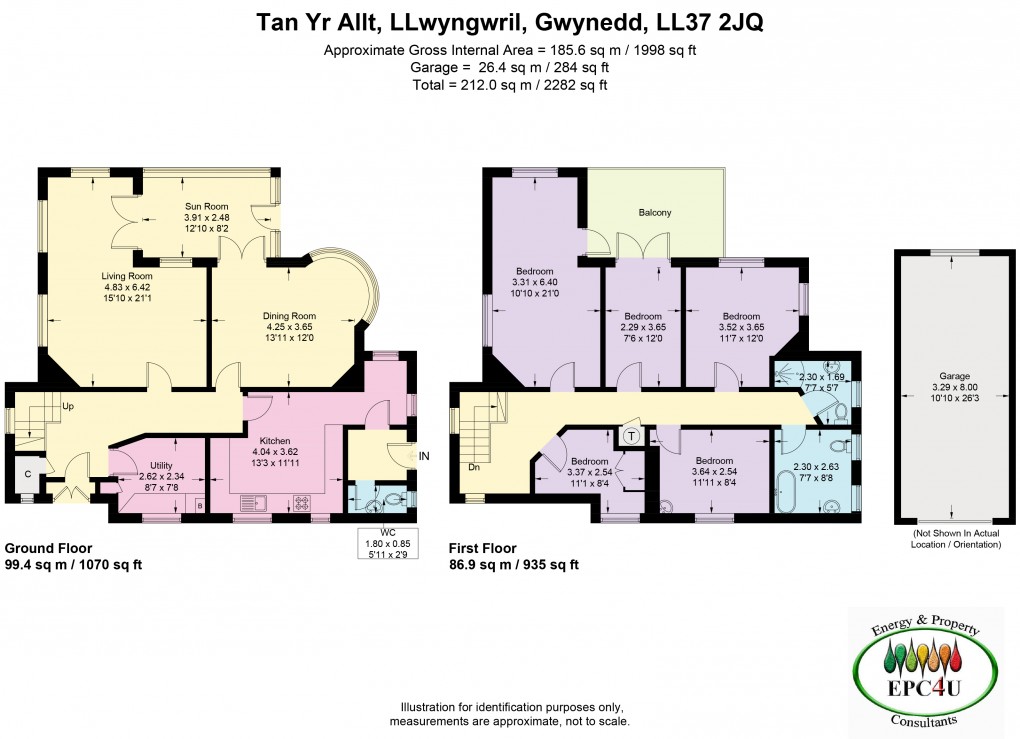 Floorplan for Llwyngwril, Gwynedd