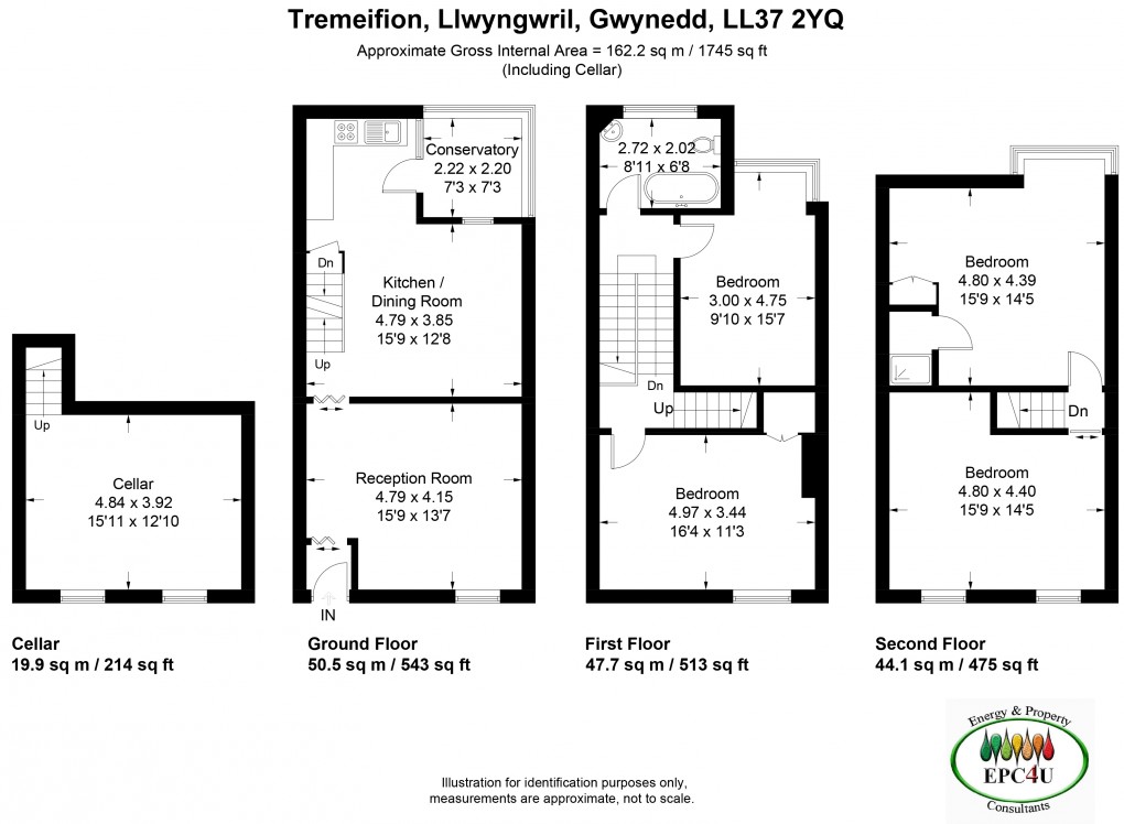 Floorplan for Llwyngwril, Gwynedd