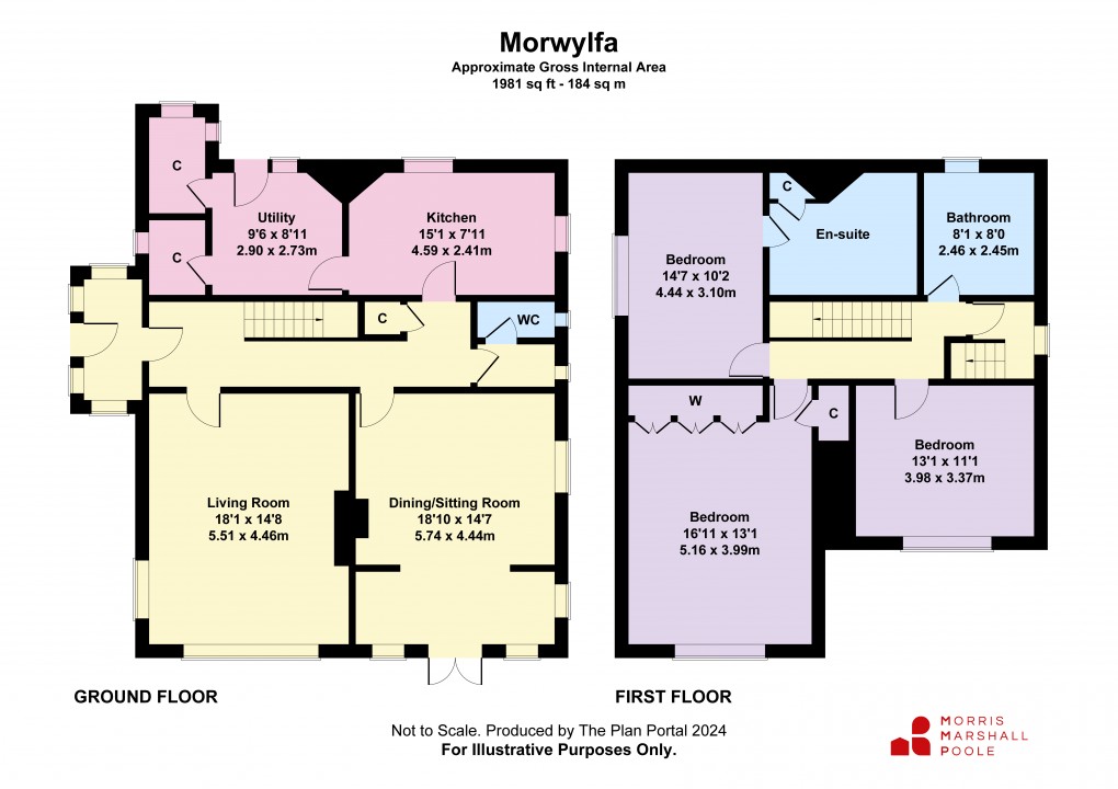 Floorplan for Aberdovey, Gwynedd, Aberdyfi