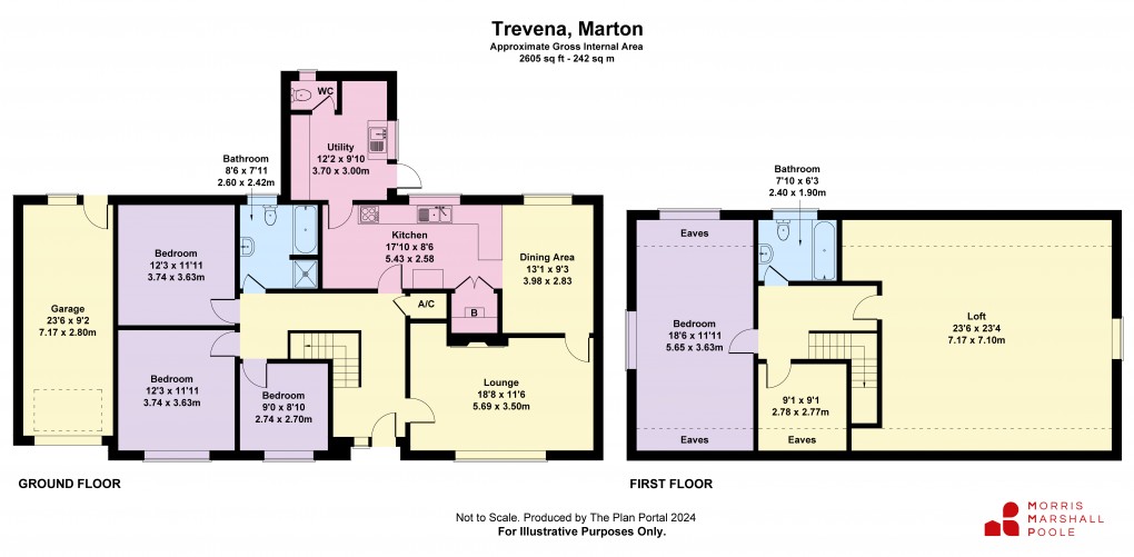 Floorplan for Marton, Welshpool, Powys