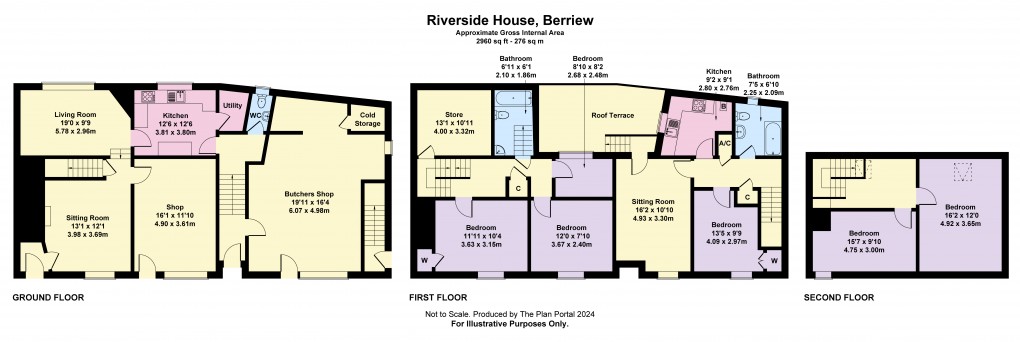 Floorplan for Berriew, Welshpool, Powys