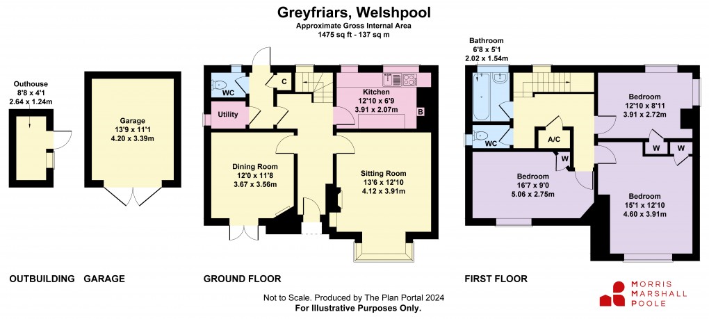 Floorplan for Westwood Park, Welshpool, Powys
